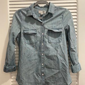 Old Navy Denim Button Down Shirt